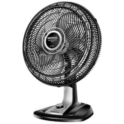 Ventilador de Mesa 40cm Mondial Super Turbo VTX-40-8P 8 Pás 3 Velocidades Preto Preto / 220