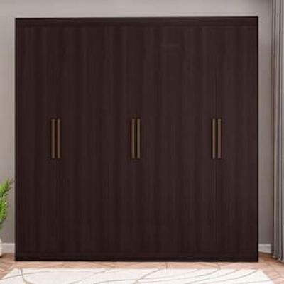 Guarda-Roupa Casal Bartira Ville com 6 Portas e 2 Gavetas Marrom