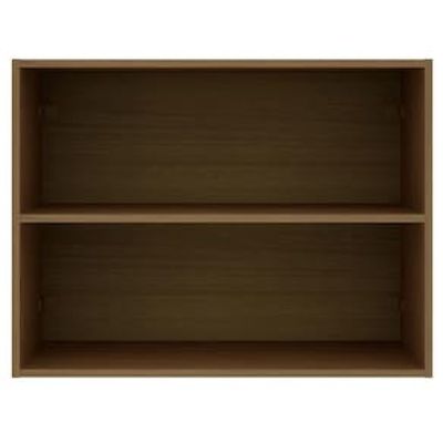 Armário Aéreo Bartira Rubi com 2 Portas e 1 Prateleira - 80cm de largura Marrom