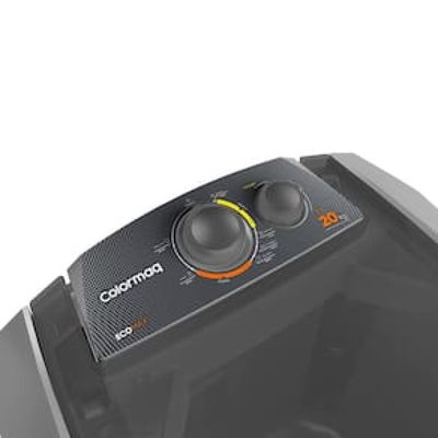 Lavadora de Roupas Semiautomática Colormaq 20kg LCS 20 com 6 Programas de Lavagem e Reúso de Água - Prata Prata / 110