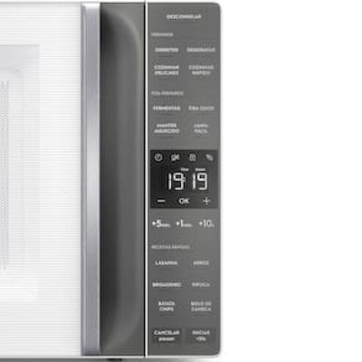 Forno de Micro-ondas Electrolux Efficient ME36B com Funções Fermentar e Manter Aquecido Branco – 36 L Branco / 110
