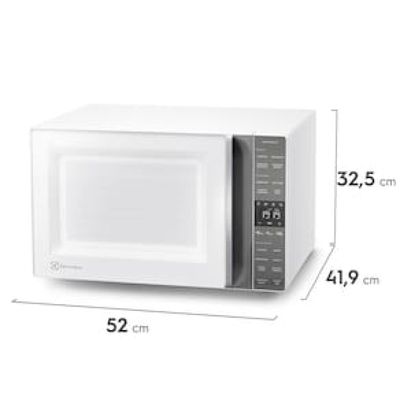 Forno de Micro-ondas Electrolux Efficient ME36B com Funções Fermentar e Manter Aquecido Branco – 36 L Branco / 110