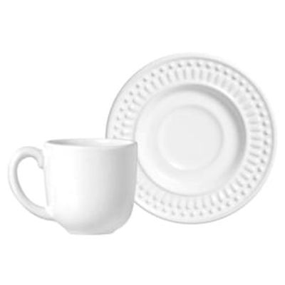 Aparelho de Jantar Porto Brasil Roma Ravenna Branco 61091 - 42 Peças