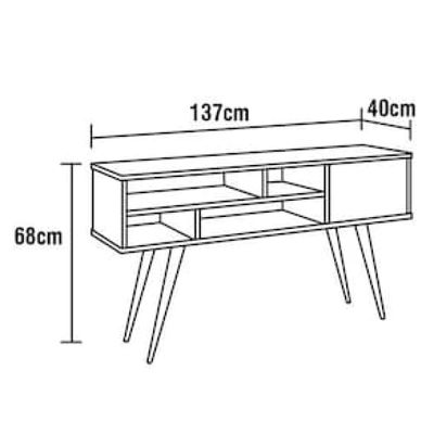 Rack Patrimar Brito para TV de até 52 Branco