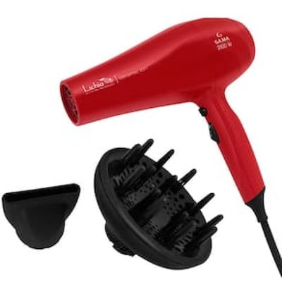 Secador de Cabelos GA.MA Italy Lichia Ceramic Íon Motor AC Profissional 2100W - Vermelho Vermelho / 110