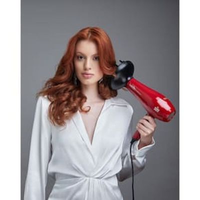Secador de Cabelos GA.MA Italy Lichia Ceramic Íon Motor AC Profissional 2100W - Vermelho Vermelho / 110