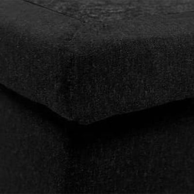 Base Box para Colchão de Casal MGA Lift Cotton com Baú e Pistão à Gás - 39x138x188cm Preto