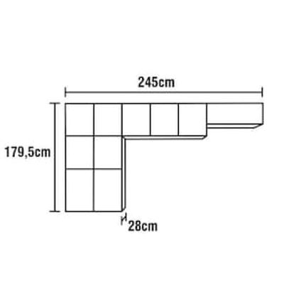 Cozinha Compacta Itatiaia Diamante com 11 Portas e 9 Prateleiras - 245cm de largura Branco