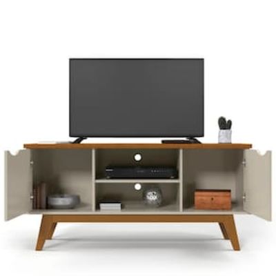 Rack Patrimar Marselha para TV de até 46" Bege