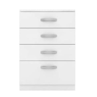 Cômoda Demóbile Astral com 4 Gavetas Branco