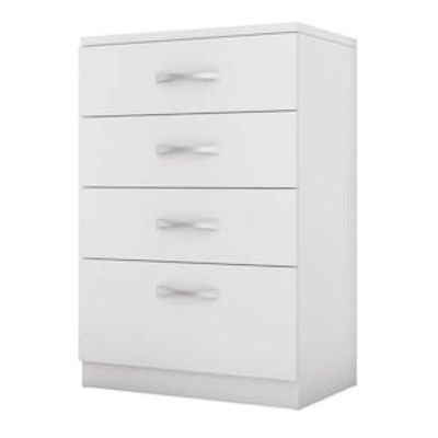 Cômoda Demóbile Astral com 4 Gavetas Branco
