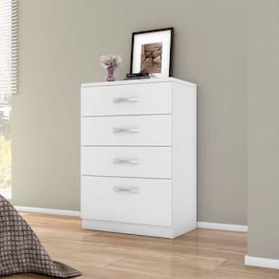 Cômoda Demóbile Astral com 4 Gavetas Branco