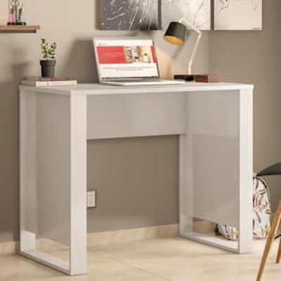 Mesa de Escritório Demóbile Lume em MDP Branco