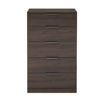 Cômoda Bartira Versatti com 5 Gavetas Marrom