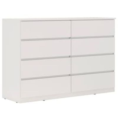 Cômoda Demóbile Sintra com 8 Gavetas Branco