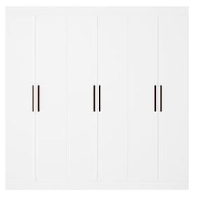Guarda-Roupa Casal Bartira Ville com 6 Portas e 2 Gavetas Branco
