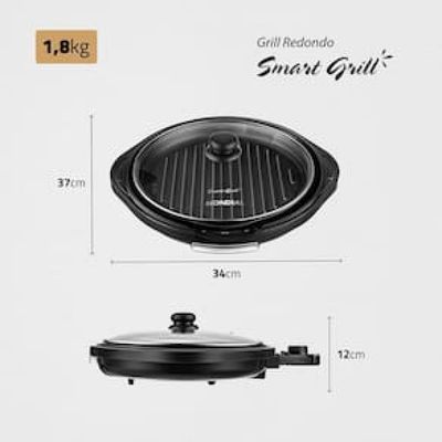 Grill Mondial Redondo Smart Grill G-04 Preto / 220