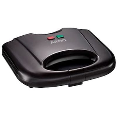 Sanduicheira Arno SACB Compacta com Placas Antiaderente - Preto Preto / 220