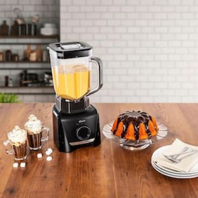 Liquidificador Oster OLIQ610 15 Velocidades 1400W - Preto Preto / 110