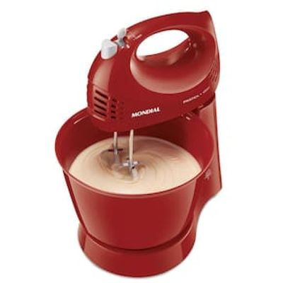 Conjunto Especial Mondial KT-105-R (Espremedor Premium + Batedeira Prática + Liquidificador Turbo Power) - Vermelho Vermelho / 110
