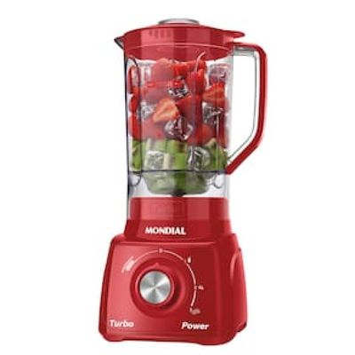 Conjunto Especial Mondial KT-105-R (Espremedor Premium + Batedeira Prática + Liquidificador Turbo Power) - Vermelho Vermelho / 110