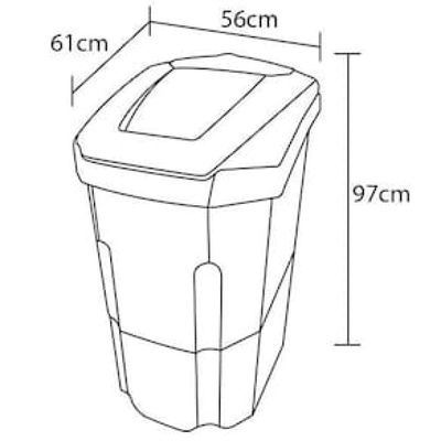 Lavadora de Roupas Semiautomática Colormaq 20kg LCS 20 com 6 Programas de Lavagem e Reúso de Água - Prata Prata / 110