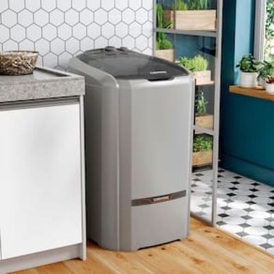 Lavadora de Roupas Semiautomática Colormaq 20kg LCS 20 com 6 Programas de Lavagem e Reúso de Água - Prata Prata / 110
