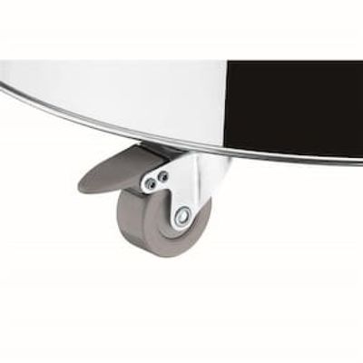 Lixeira Brinox com Pedal Abre e Fecha Decorline em Aço Inox - 110 L
