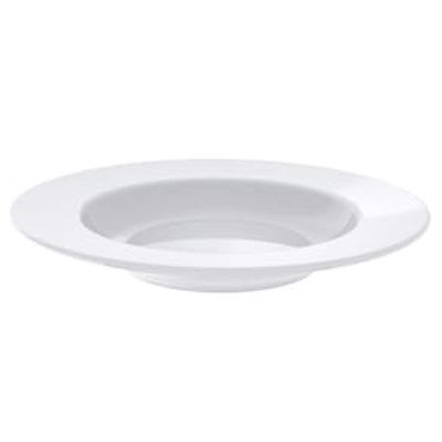 Conjunto com 6 Pratos Fundos Tramontina Maria Augusta em Porcelana 23 cm - Branco