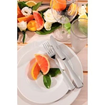 Conjunto com 6 Pratos Fundos Tramontina Maria Augusta em Porcelana 23 cm - Branco