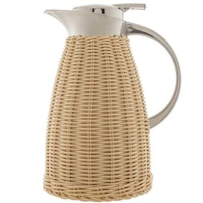 Garrafa Térmica Wolff com Rattan Bege - 1,5L