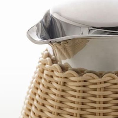 Garrafa Térmica Wolff com Rattan Bege - 1,5L