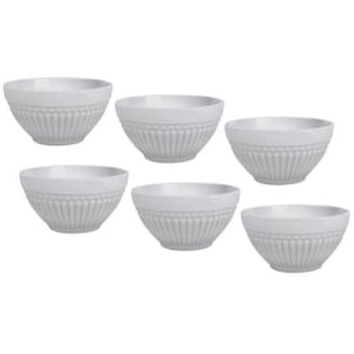 Conjunto de Bowls Porto Brasil Roma em Faiança Feldspática 430 ml – 6 Peças