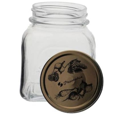 Pote para Mantimentos Pasabahce em Vidro com Tampa - 500 ml