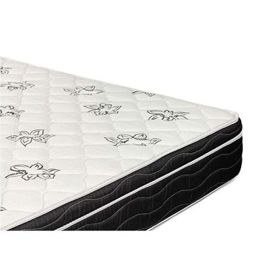 Cama Box Solteiro: Colchão Molas Ortobom Nanolastic Physical Spring + Base Crc Suede Clean(88X188)