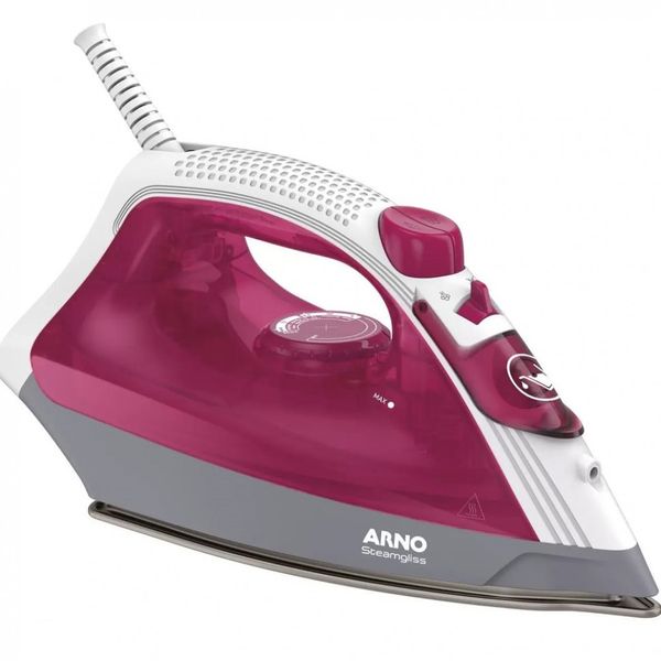 Ferro FV1930 a Vapor Cerâmico Steamgliss 1200W Arno Rosa / 220V