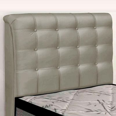 Cabeceira Cama Box Solteiro Ciara 90cm Botonê Com Frame Linho Bege