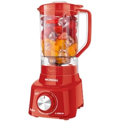 Liquidificador Mondial Turbo L900 Vermelho 900W com 5 Velocidades Vermelho / 220