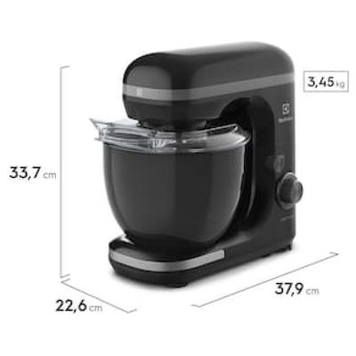 Batedeira Planetária Electrolux Experience EKM30 com 12 Velocidades + Pulse 750 W - Preta Preto / 110