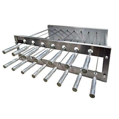 Churrasqueira Rotativa Cerpo 15 Espetos Dupla Inox Premium