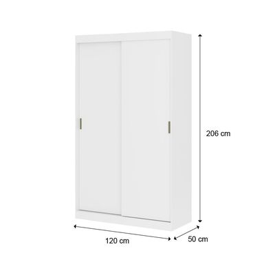 Guarda Roupa Infantil 2 Portas 2 Gav Branco Carraro Noah