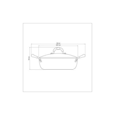 Arrozeira Tramontina Mônaco Induction Alumínio Antiaderente Starflon Preto 28 Cm 4,2 L Tramontina