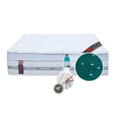 Colchão King Molas Pocket Ensacadas Magnético C-vibro Massagem C- Niponpedic (193x203x32) - Castor