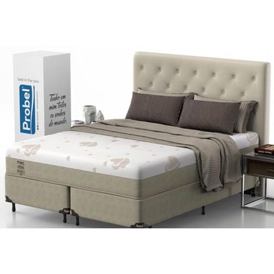 Colchão King Espuma A Vácuo De Ultra Gel Night And Day Clean Bp Bed In Box (193x203x25) - Probel