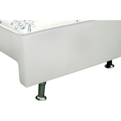 Cama Box C/Auxiliar Conjugado Solteiro: Colchão Ortopédico Courano Bianco (88X188) Ortobom
