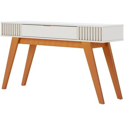 Aparador Para Sala 136 Cm Com Gaveta Riv1525 Off White Clb Off White