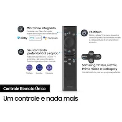 Smart TV 85" Neo QLED 8K Samsung QN800B, Mini Led, Painel 120hz, Processador com IA, Som em Movimento, Tela sem limites, Ultrafina, Única Conexão