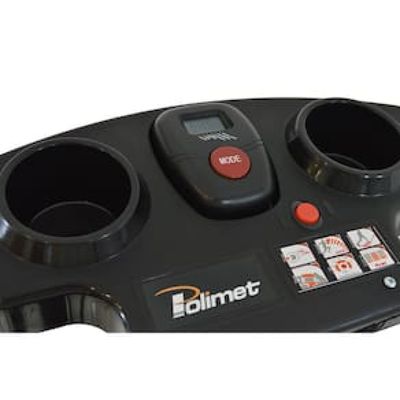 Esteira Elétrica Polimet EP-1600 Dobrável Preta - Bivolt