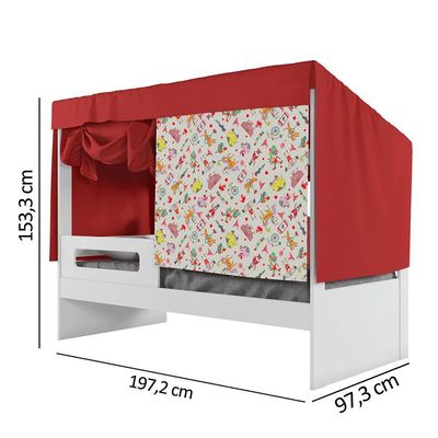 Cama Infantil Circus Tenda Diversão Com Barraca