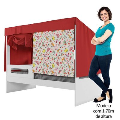 Cama Infantil Circus Tenda Diversão Com Barraca